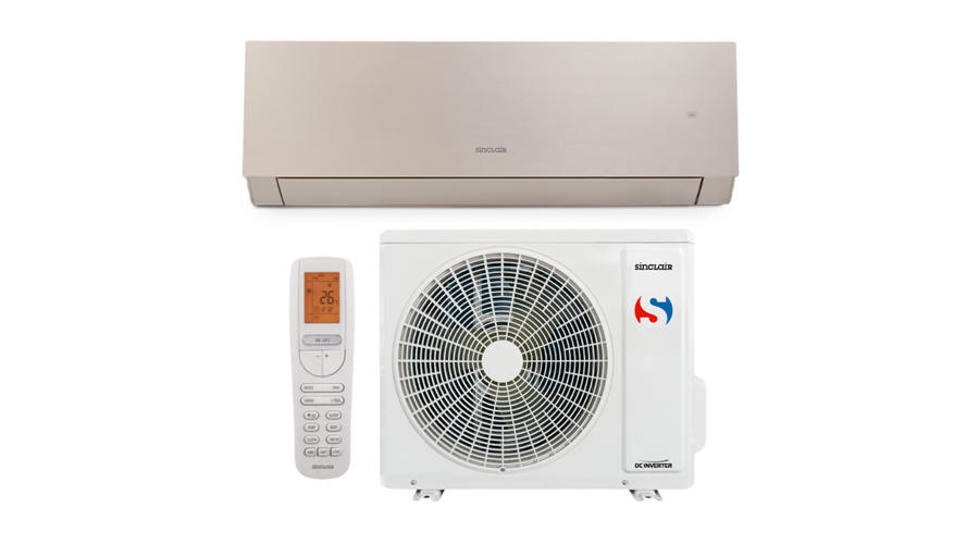 Sinclair Marvin SIH-09BIMC/SOH-09BIM oldalfali split klíma csomag 2,7 kW (pezsgő)