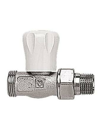 Herz 1/2" egyenes radiátorszelep (3/4" euk. csatlakozással)