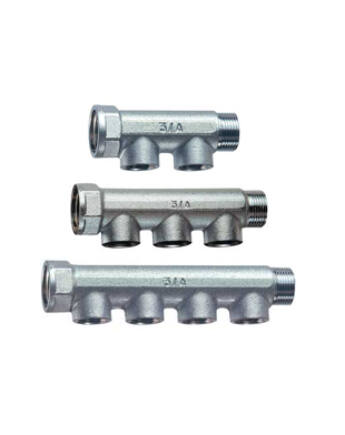 FAR Osztó gyűjtő 3 körös, BM 1"-1/2"