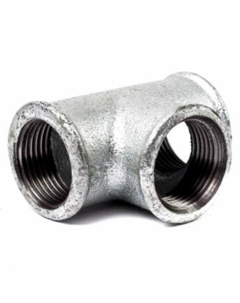 Horganyzott egál T-idom 6/4"