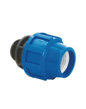 KPE csatakozó műanyag KM 40-5/4"