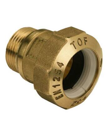 KPE csatakozó réz KM 25-3/4"