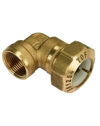 KPE csatlakozó réz könyök BM 40-5/4"