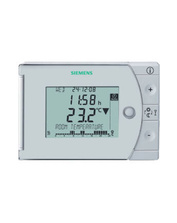Siemens REV24 öntanuló digitális heti programozású szobatermosztát