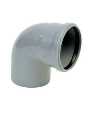 PVC könyök idom 110/90° KAB