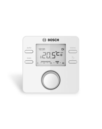 Bosch CR100 RF+MB RF vezeték nélküli szobatermosztát és jeltovábbító modul