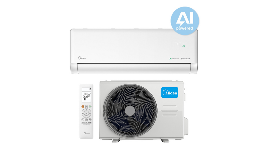 Midea Solstice SOL-12-SP oldalfali split klíma csomag 3,5 kW