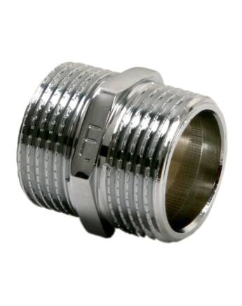 Réz menetes közcsavar króm 1/2"