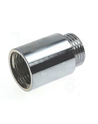 Réz csaphosszabbító króm 1/2"-30mm