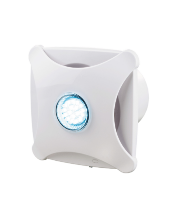 Vents 100 XL Star Modern Külsejű Dekoratív Ventilátor LED Világítással (fehér) Golyóscsapággyal