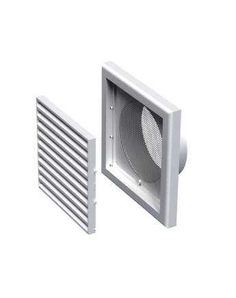 Vents MV 120V Műanyag Szellőzőrács Csőcsatlakozóval