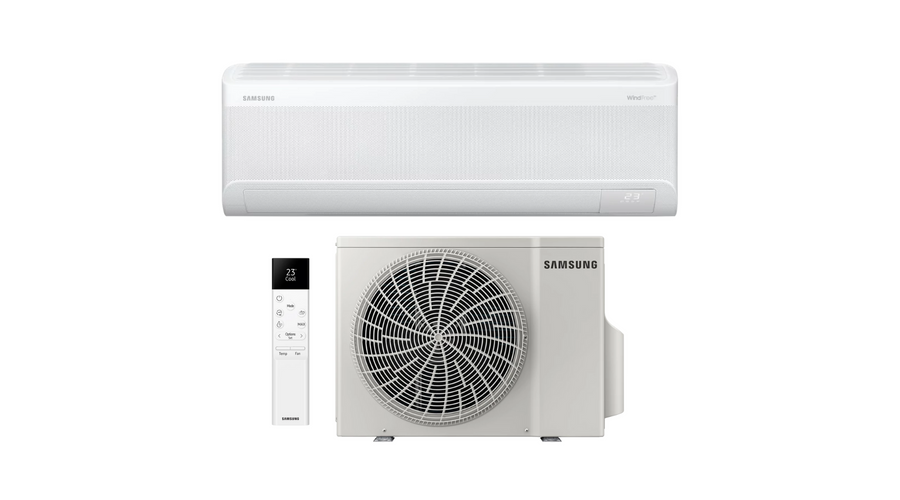 [AR60F12C1AWNEU/XEU] Samsung WindFree™ Comfort S2 AR60F12C1AWNEU/XEU oldalfali split klíma csomag 3,5 kW