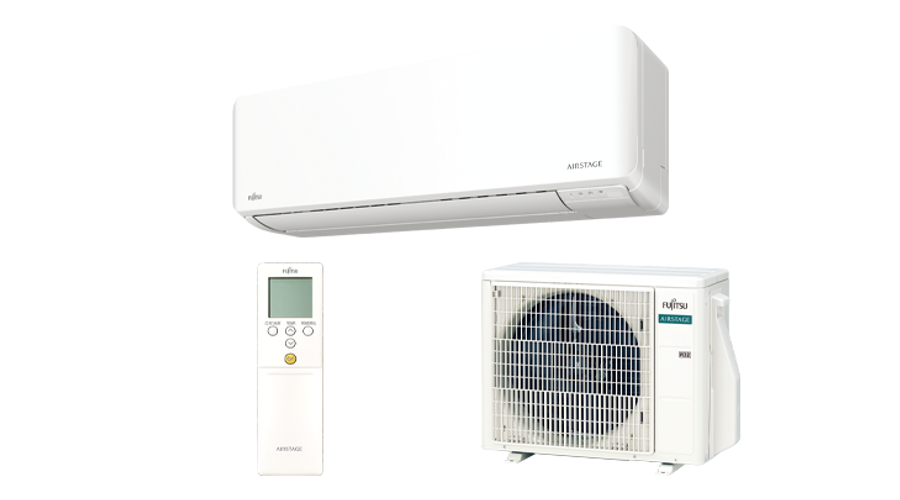 Fujitsu AIRSTAGE ASEH09KMCG/AOEH09KMCG oldalfali split klíma csomag 2,5 kW