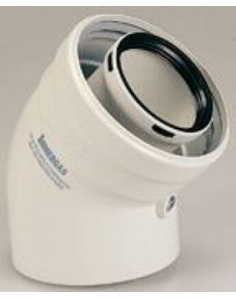 Immergas Ø 60/100 mm-es, 45°-os ív