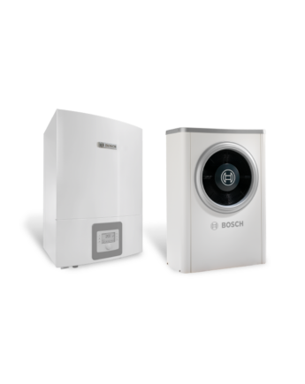 Bosch Compress 6000 AW-9+AWE 5-9 Levegő-víz hőszivattyú 9 kW. elektromos fűtőpatronnal