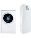 Bosch Compress 6000 AW-17+AWM S 13-17 Levegő-víz hőszivattyú 17 kW 3F, Elektromos pótfűtésel, Solar tárolóval