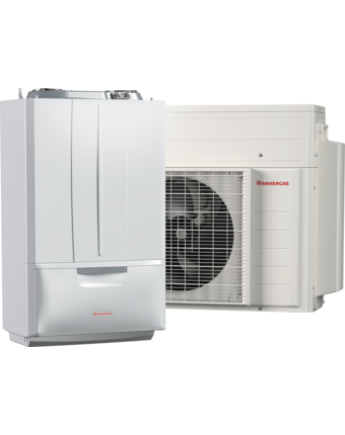 Immergas Victrix Hybrid monoblokkos hőszivattyú 4 kW + kondenzációs gázkazán 24 kW