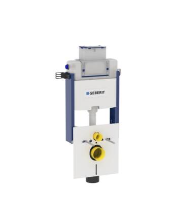 Geberit Kombifix WC szerelőelem fali WC részére 98 cm, fentről/elölről működtethető, Omega öblítőtartállyal