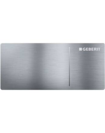 Geberit Sigma70 kétmennyiséges öblítés távvezérlő Sigma 12 cm, Szálcsiszolt acél