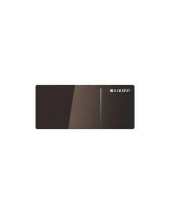 Geberit Sigma70 kétmennyiséges öblítés távvezérlő Sigma 12 cm, Barna Üveg