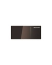 Geberit Sigma70 kétmennyiséges öblítés távvezérlő Sigma 12 cm, Barna Üveg
