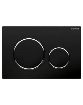 Geberit Omega20 működtető nyomólap fekete / fényes króm / fekete