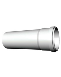 [20100B] Ricom gas PPs műanyag Ø 100 mm-es, 0,25m-es toldócső