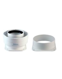 [3.022033] Immergas Ø 125 mm-es, fali, csatlakozó idom C9X rendszerhez, Ø 80/125 mm-es, karimás, induló idommal