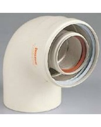 [3.010951] Immergas Ø 80/125 mm-es, 90°-os ív