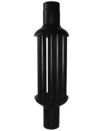 [FF150-HOD] Dunaterm Fekete füstcső 150 mm Hődob