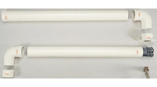 [3.010351] Immergas Ø 80/80 mm-es ikercsöves szétválasztott készlet