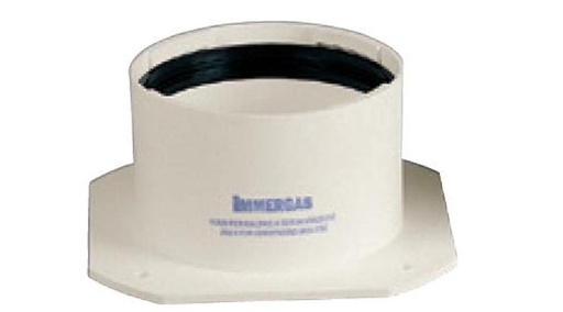 [3.016364] Immergas Ø 80 mm-es, karimás, induló idom füstgáz elvezetéshez