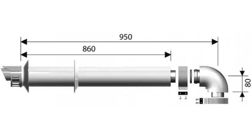 [3318073] Ariston Koncentrikus parapett szett fehér