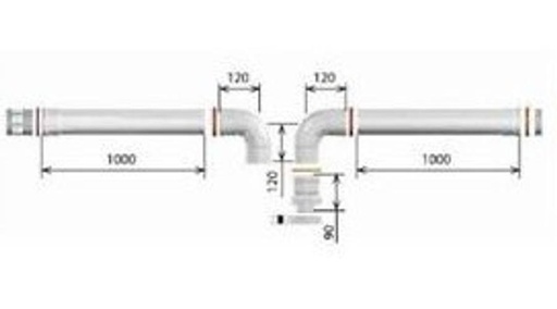 [3318370] Ariston Kondenzációs szétválasztott rendszer alapszett