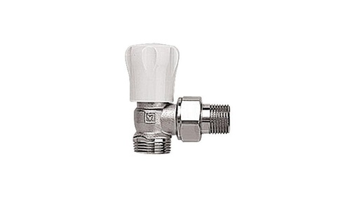 [1554801] Herz 1/2" sarok radiátorszelep (3/4" euk. csatlakozással)