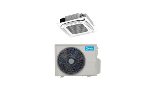 Midea MCA4-12HRFNX kazettás split klíma csomag 3,5 kW (breezeless funkciós)