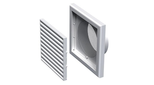 [MV-120VS] Vents MV 120Vs Műanyag Szellőzőrács Csőcsatlakozóval