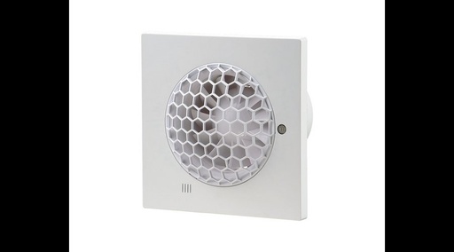 [100-QUIET-S] Vents 100 Quiet S Energiatakarékos Alacsony Zajszintű Ventilátor Méhsejtrács-szerkezetű Előlappal