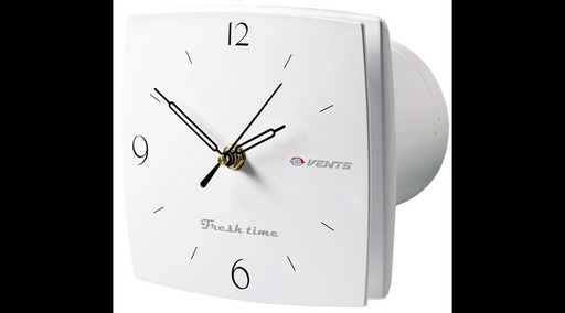 [100-LD-FRESH-TIME] Vents 100 LD Fresh Time Dekor Ventilátor Órával