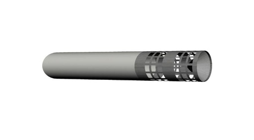 [PP60/100WD] Ricom Gas 60/100-as PPS/alu Vízszintes kivezetés végelemmel