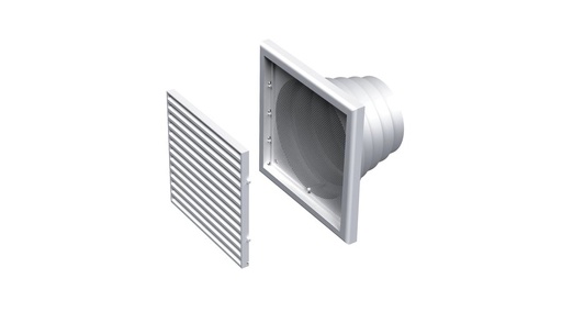 [MV-120VNS] Vents MV 120VNs Műanyag Szellőzőrács Lépcsős Csőcsatlakozóval