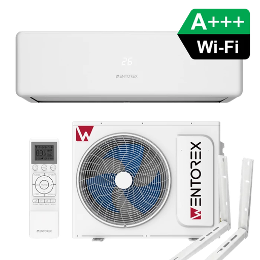 WENTOREX Colorado 12 WiFi oldalfali split hűtő-fűtő klíma csepptálca fűtéssel, tartó konzollal (R32 - 3,5 kW)