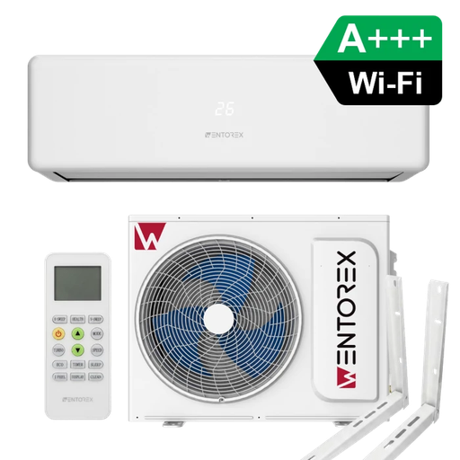 WENTOREX Colorado 18 WiFi oldalfali split hűtő-fűtő klíma csepptálca fűtéssel, tartó konzollal (R32 - 5,2 kW)