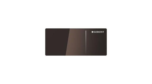 [115.630.SQ.1] Geberit Sigma70 kétmennyiséges öblítés távvezérlő Sigma 12 cm, Barna Üveg