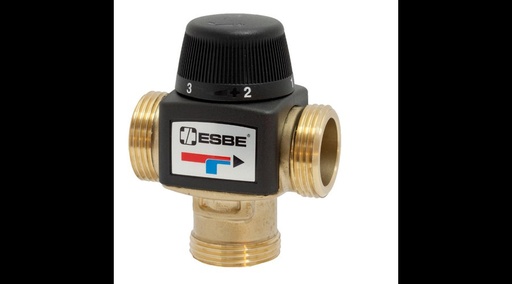 [31200100] Esbe VTA372 Termosztatikus keverőszelep 20-55°C külső 1" kvs 3,4