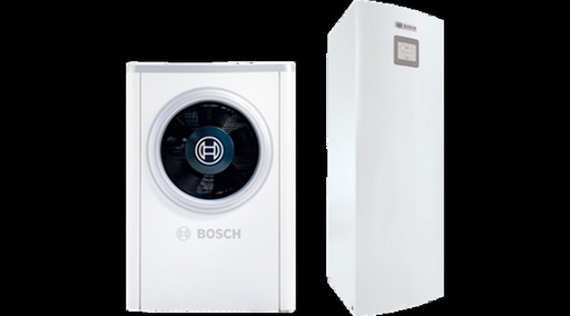 [8731750135] Bosch Compress 6000 AW-13t+AWM S 13-17 Levegő-víz hőszivattyú 13 kW, 3 F, beépített pótfűtéssel, Solar tárolóval