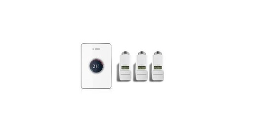 [7736701393] Bosch EasyControl set CT 200 Wifi-s szabályzó Fehér + 3 db termosztátfej