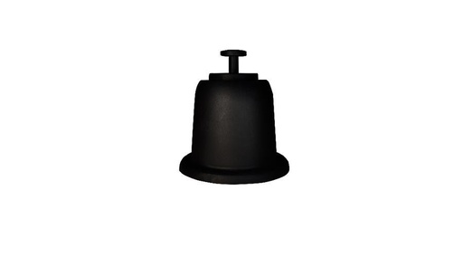 [KLÍMATARTÓLÁB] Klímatartó Láb Rezgéscsillapító Gumibakkal (fehér 325 kg-ig) 100mm 9898-045-08