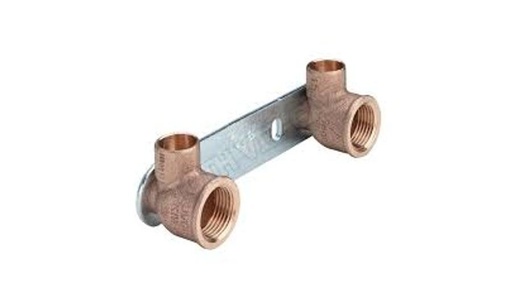 [151/2fksz100] Réz forrasztható szerelt falikorong 15-1/2"-100mm