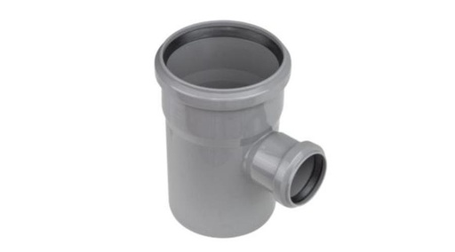 [pvc11050t] PVC szűkített T-idom 110/50